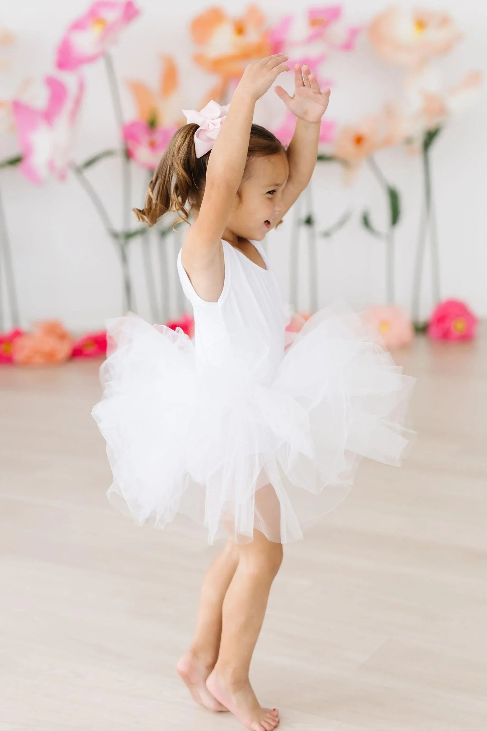White Tank Tutu Leotard - Mila & Rose ® - Flyclothing LLC