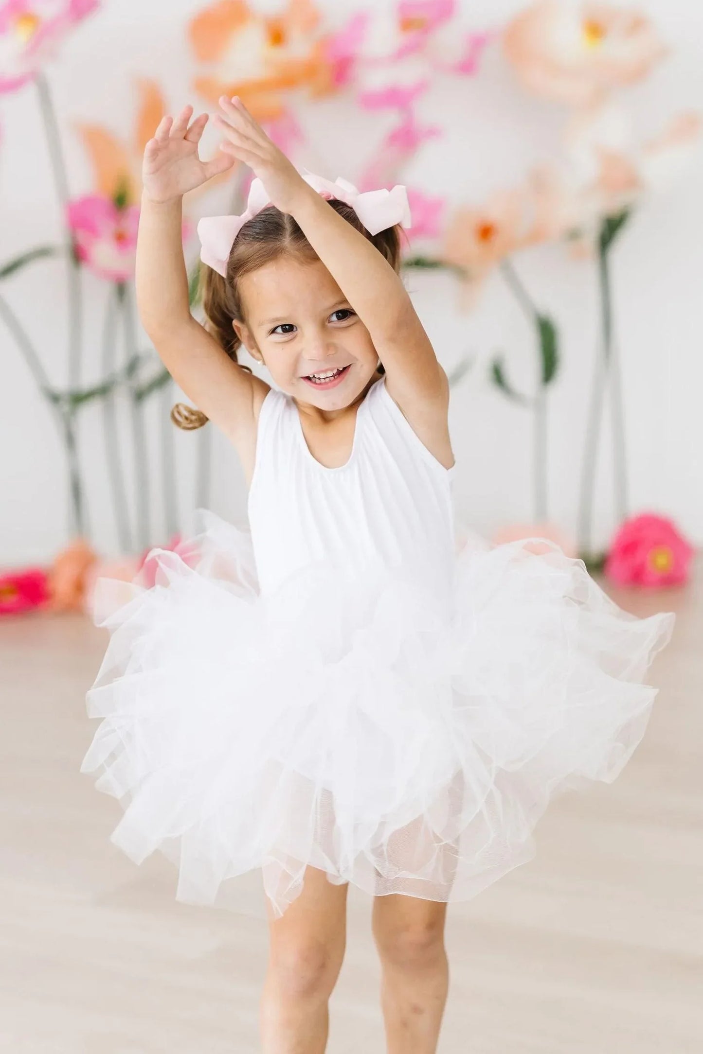 White Tank Tutu Leotard - Mila & Rose ® - Flyclothing LLC