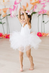 White Tank Tutu Leotard - Mila & Rose ® - Flyclothing LLC