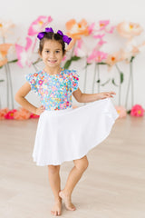 White Twirl Skort - Mila & Rose ® - Flyclothing LLC