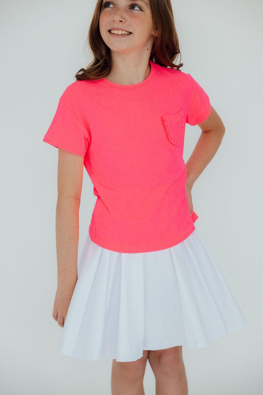 White Twirl Skort - Mila & Rose ® - Flyclothing LLC