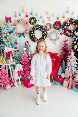White Velvet Sequin Jacket - Mila & Rose ® - Flyclothing LLC