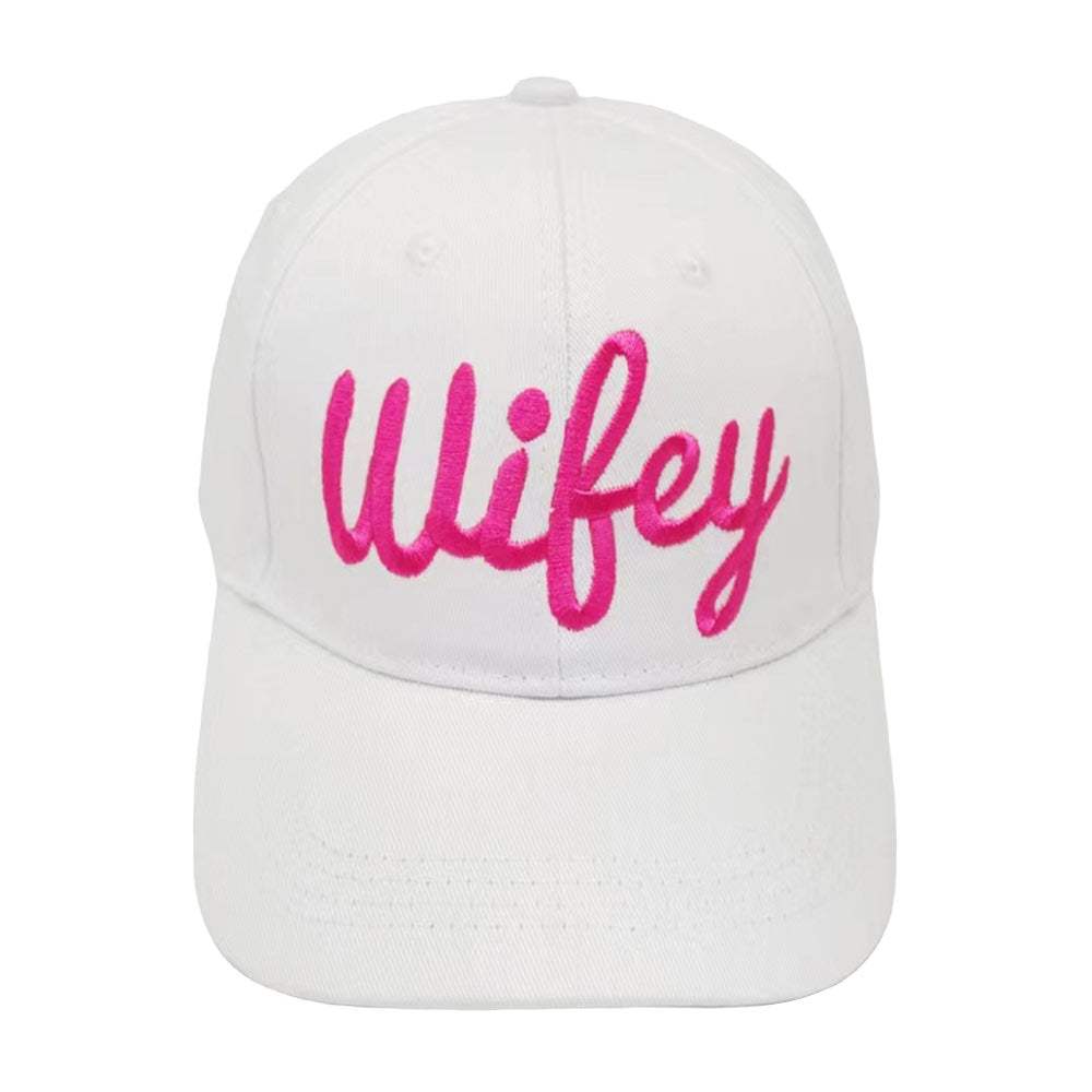 Wifey Message Baseball Cap - Madeline Love - Flyclothing LLC