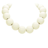 Wood Ball Necklace - Madeline Love - Flyclothing LLC