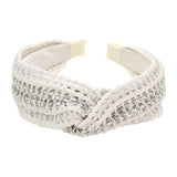 Woven Cord Twisted Headband - Madeline Love - Flyclothing LLC