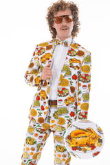 The Spread | White Thanksgiving Suit - Shinesty