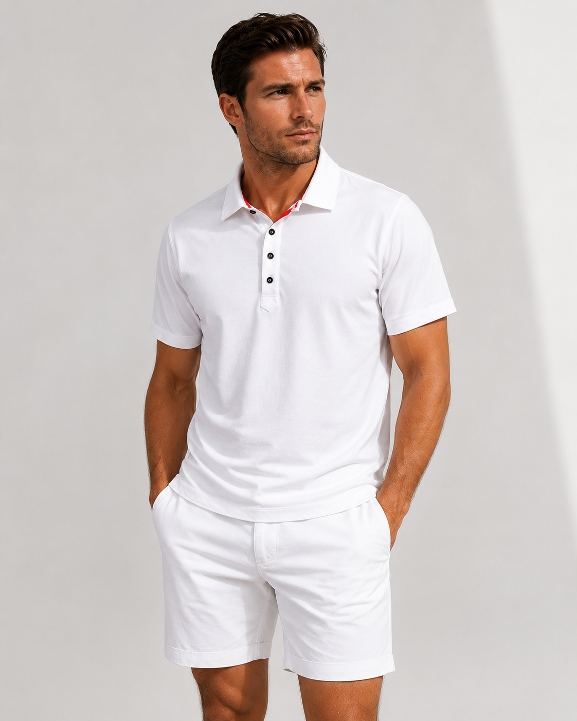 Buki Polo 2-Pack - White/Black - Buki - Flyclothing LLC