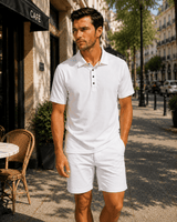 Buki Cinqo Polo 2-Pack - White/Navy - Buki - Flyclothing LLC