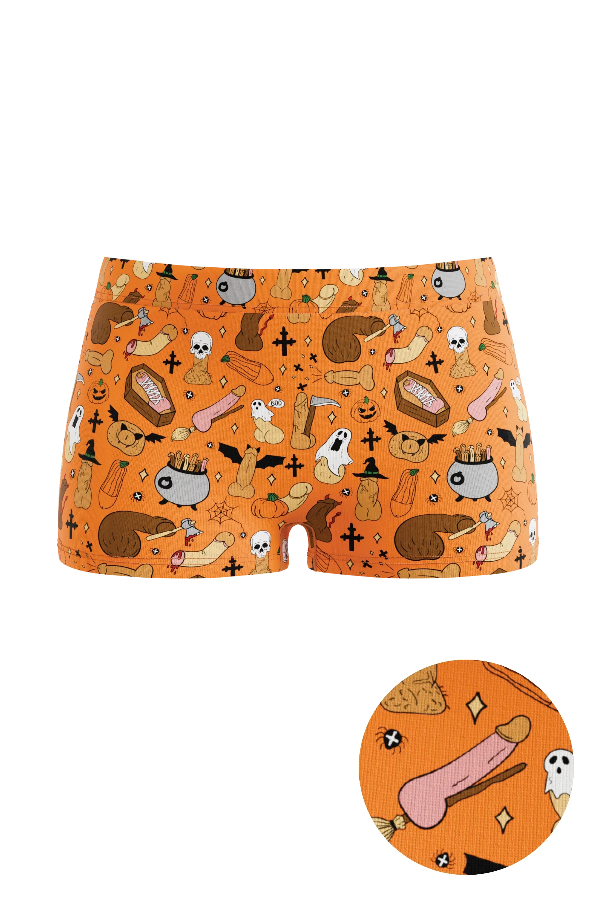 The Wicked Willy | Graphic Trick or Treat Modal Boyshort Underwear - Shinesty - Flyclothing LLC