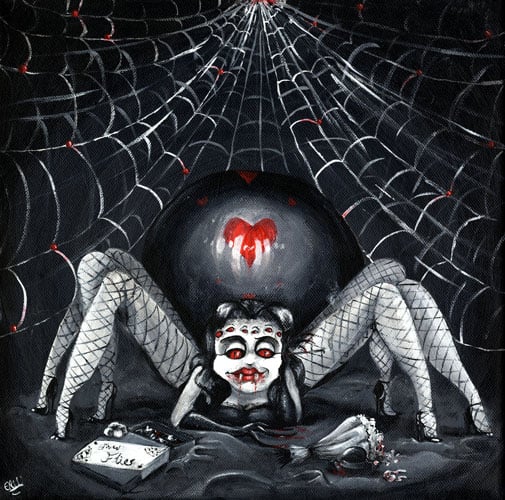 Black Market Art Company Widow Spider Print
