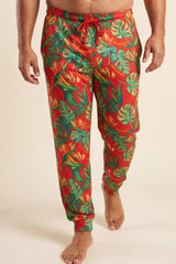 The Wiener In Paradise | Shinesty X Wienerschnitzel Tropical SleepDeep™ Men’s Pajama Joggers
