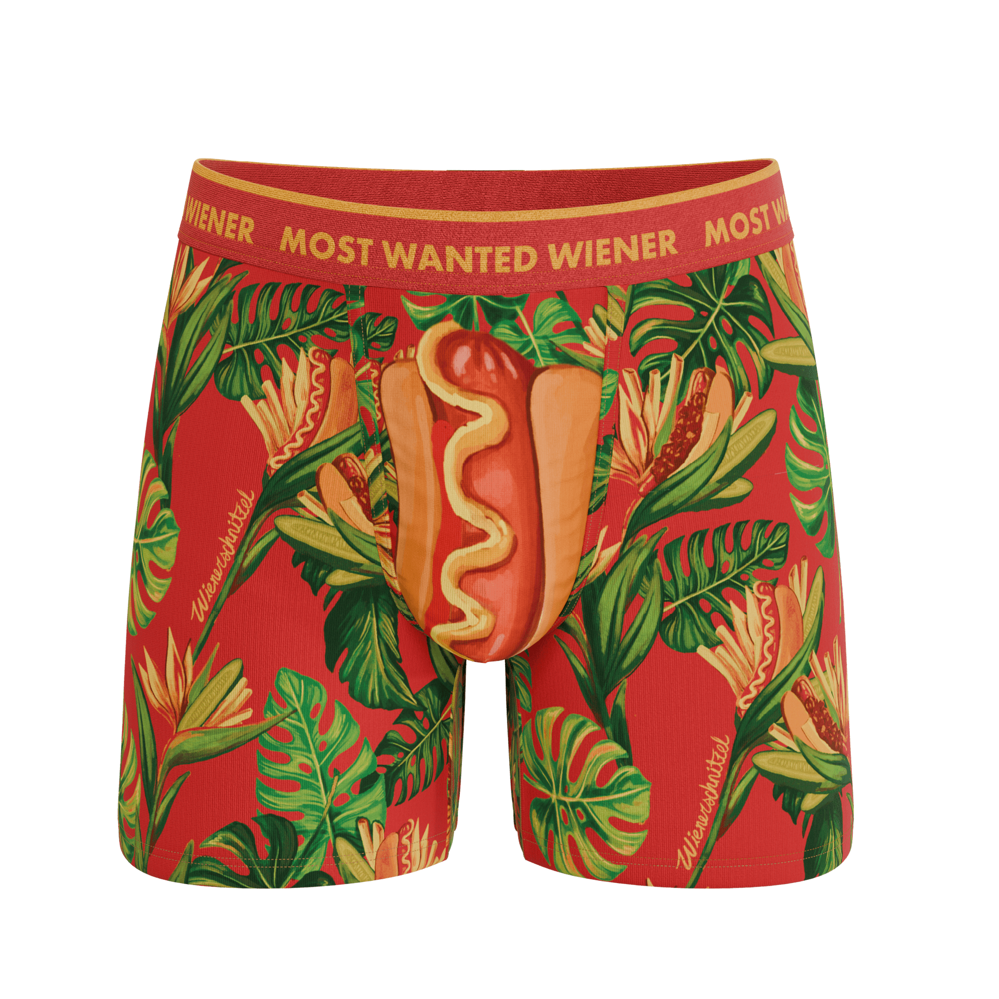 The Wiener In Paradise | Shinesty X Wienerschnitzel Tropical Ball Hammock® Pouch Underwear - Shinesty - Flyclothing LLC