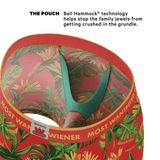 The Wiener In Paradise | Shinesty X Wienerschnitzel Tropical Ball Hammock® Pouch Underwear - Shinesty - Flyclothing LLC