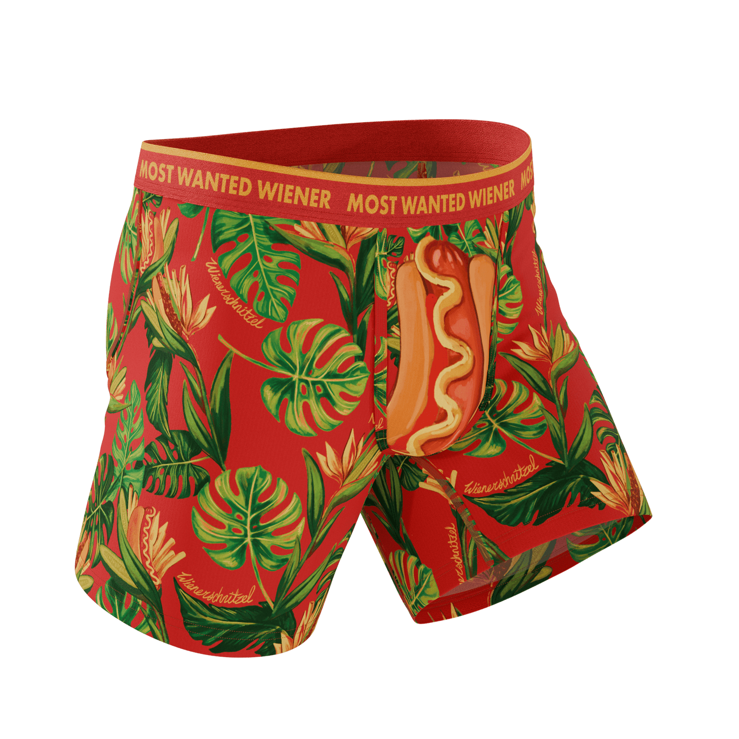 The Wiener In Paradise | Shinesty X Wienerschnitzel Tropical Ball Hammock® Pouch Underwear - Shinesty - Flyclothing LLC