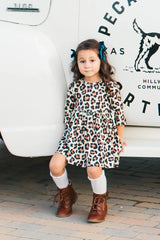 Wild One 3/4 Sleeve Pocket Twirl Dress - Mila & Rose ® - Flyclothing LLC