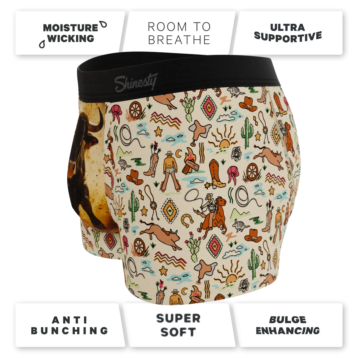 The Wild Bandit | Bull Ball Hammock® Pouch Trunks Underwear - Shinesty - Flyclothing LLC