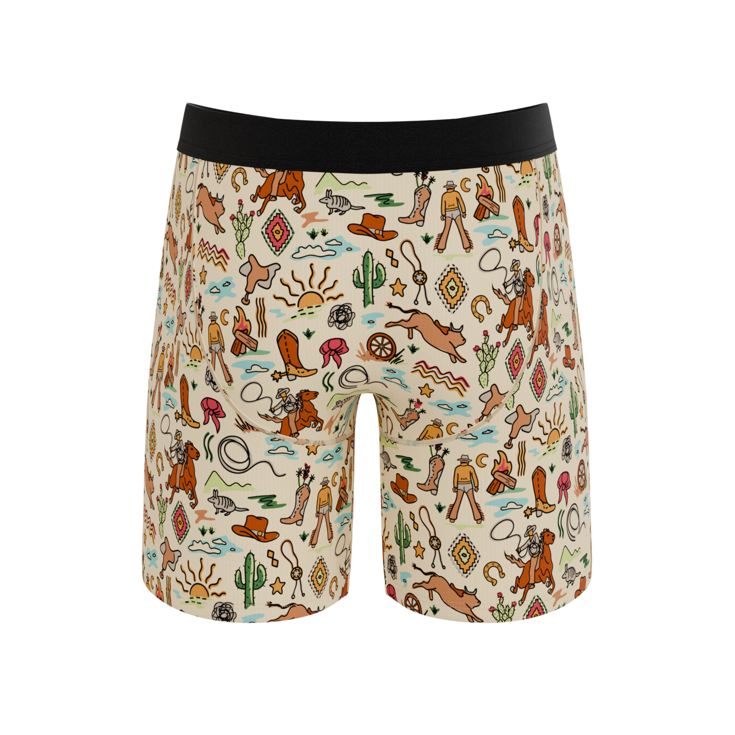 The Wild Bandit | Bull Long Leg Ball Hammock® Pouch Underwear With Fly