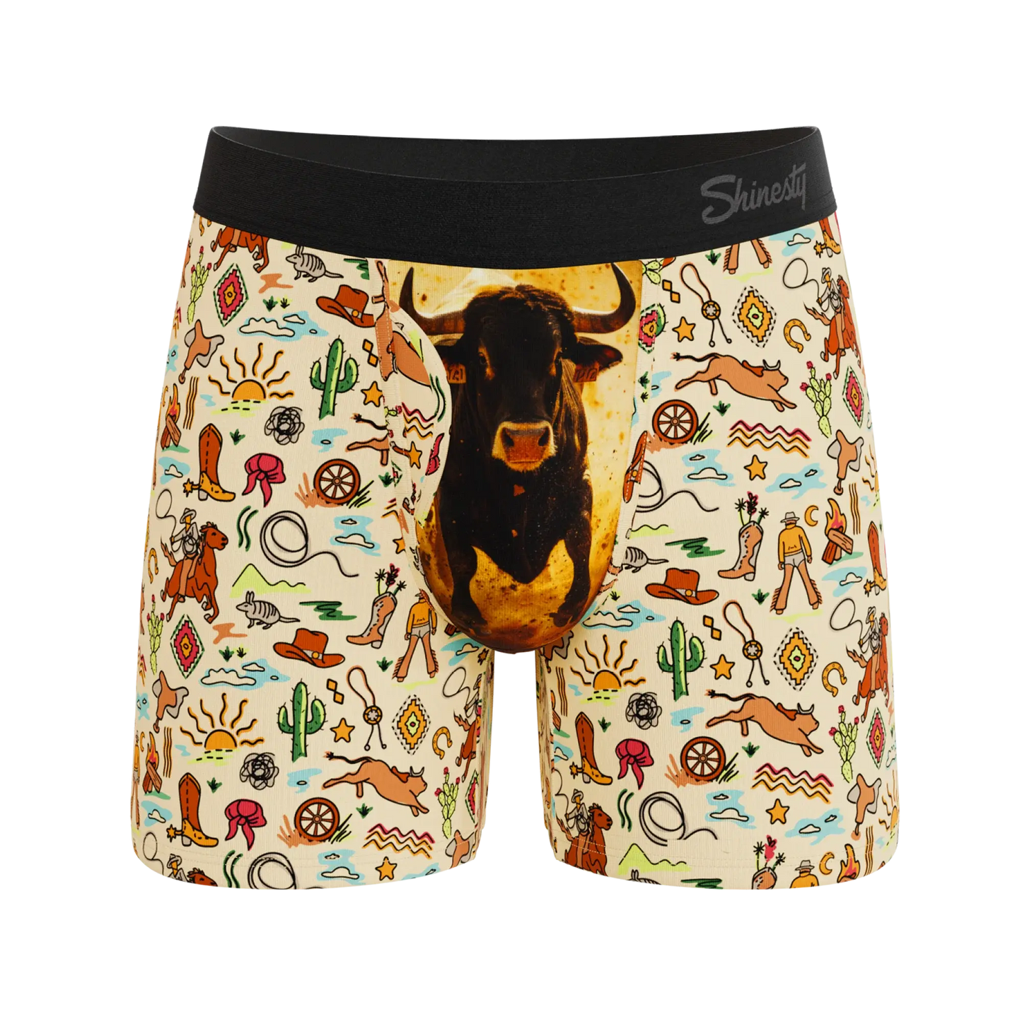 The Wild Bandit | Bull Ball Hammock® Pouch Underwear With Fly - Shinesty - Flyclothing LLC