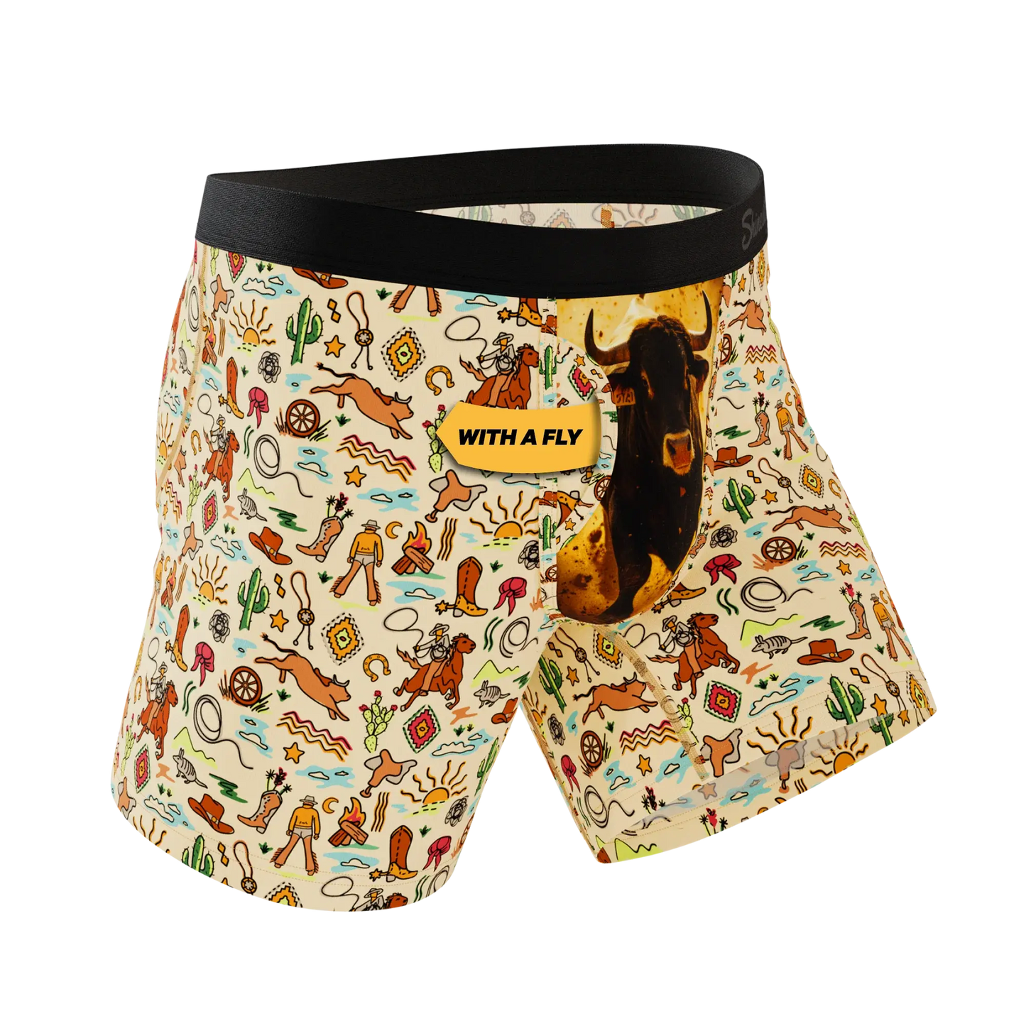 The Wild Bandit | Bull Ball Hammock® Pouch Underwear With Fly - Shinesty - Flyclothing LLC