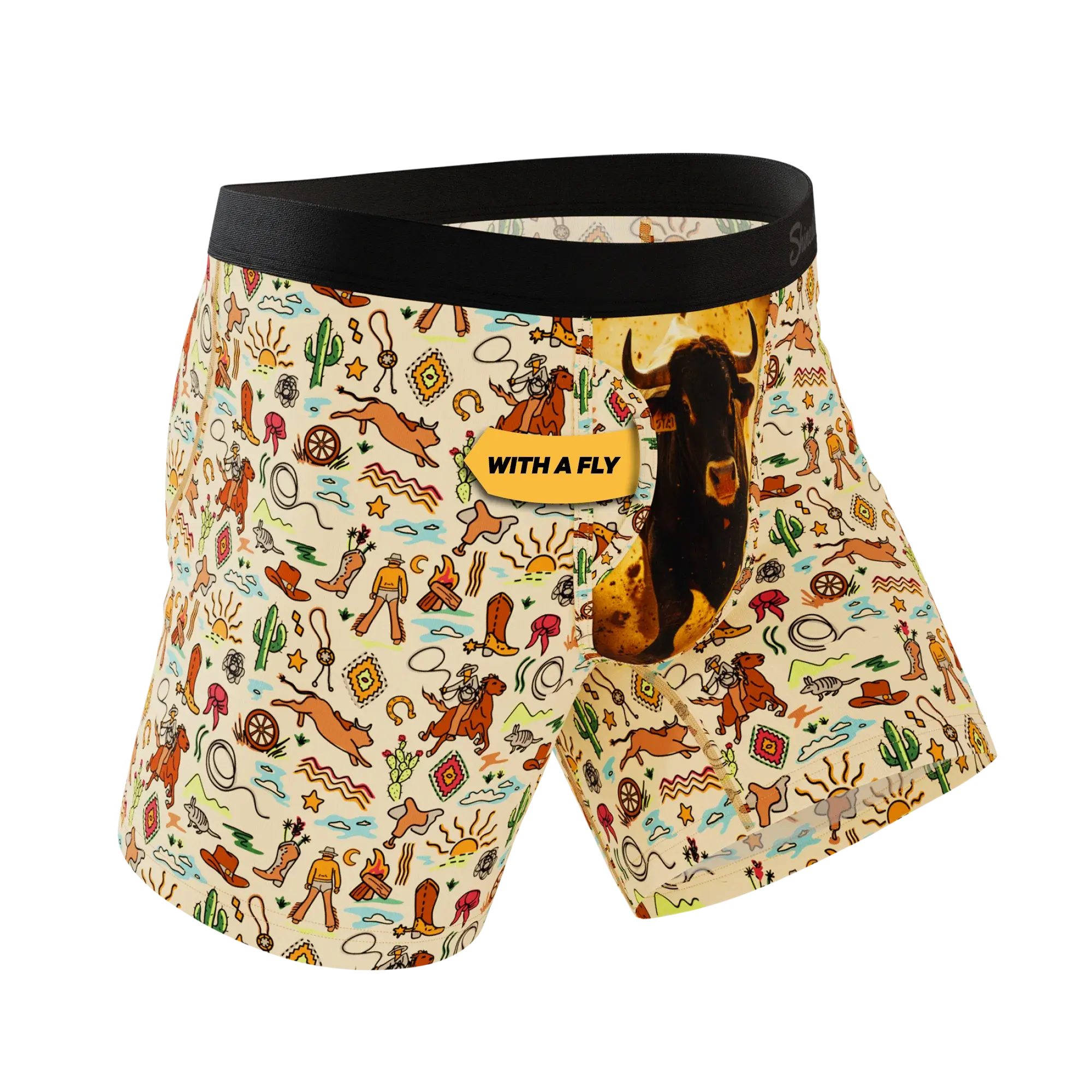 The Wild Bandit | Bull Ball Hammock® Pouch Underwear With Fly - Shinesty - Flyclothing LLC