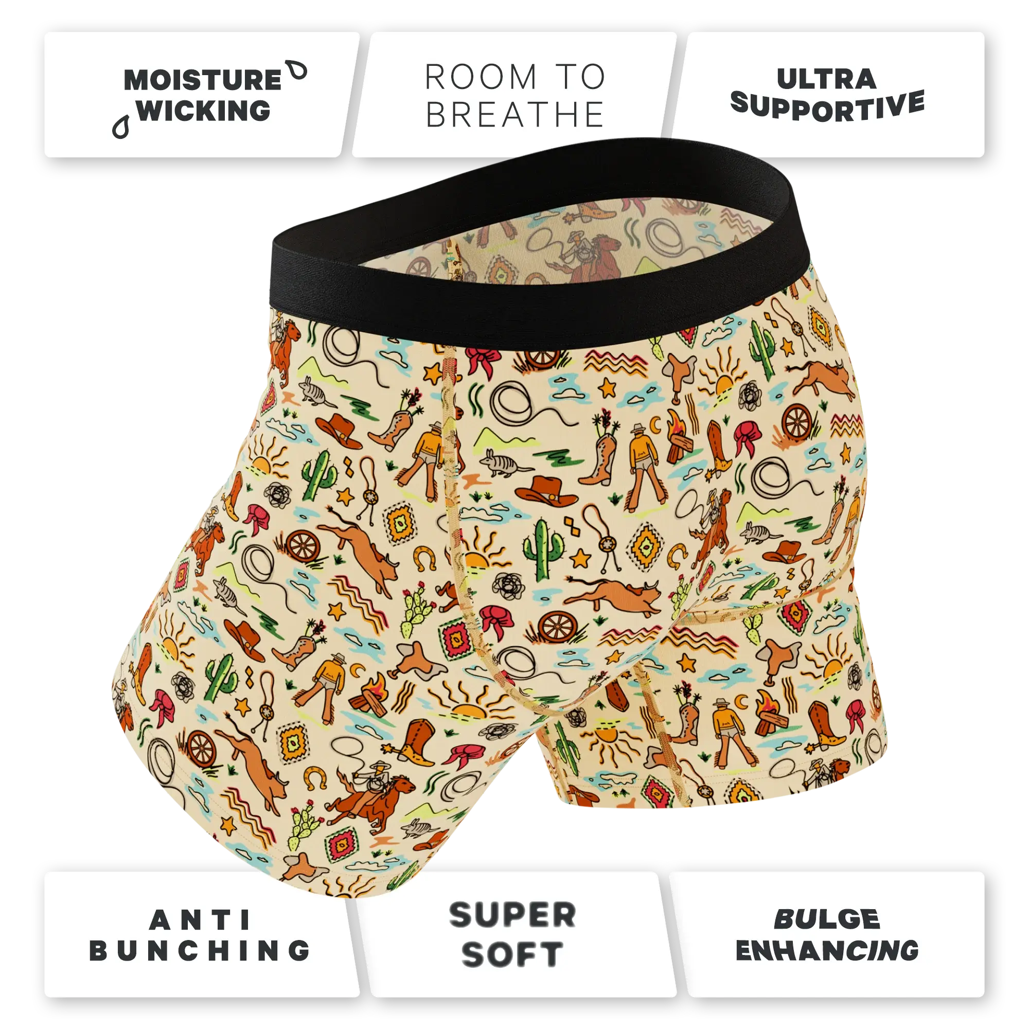 The Wild Bandit | Bull Ball Hammock® Pouch Underwear With Fly - Shinesty - Flyclothing LLC