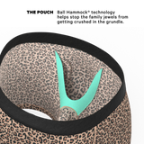 The Wild Cat | Leopard Print Ball Hammock® Pouch Underwear With Fly - Shinesty - Flyclothing LLC