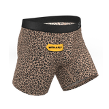 The Wild Cat | Leopard Print Ball Hammock® Pouch Underwear With Fly - Shinesty - Flyclothing LLC