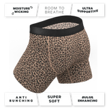 The Wild Cat | Leopard Print Ball Hammock® Pouch Underwear With Fly - Shinesty - Flyclothing LLC