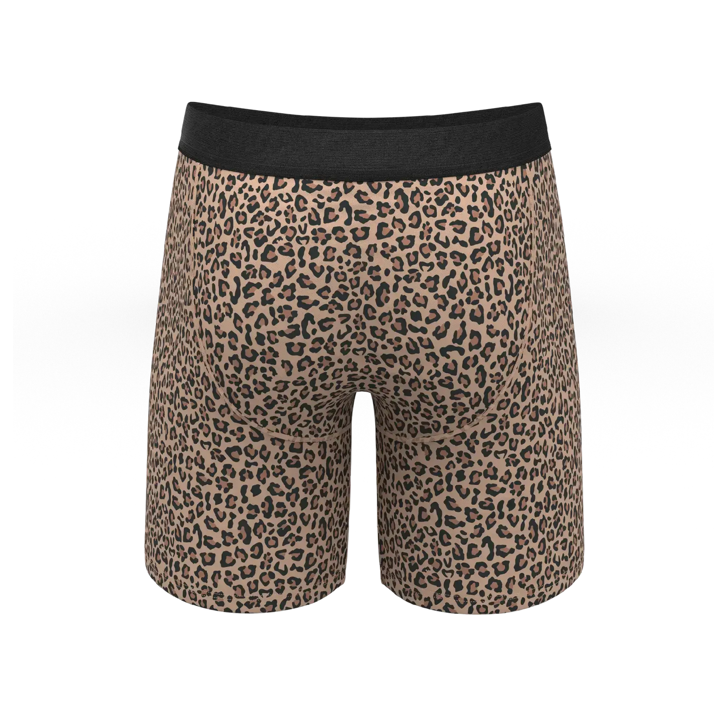 The Wild Cat | Leopard Print Long Leg Ball Hammock® Pouch Underwear With Fly - Shinesty - Flyclothing LLC