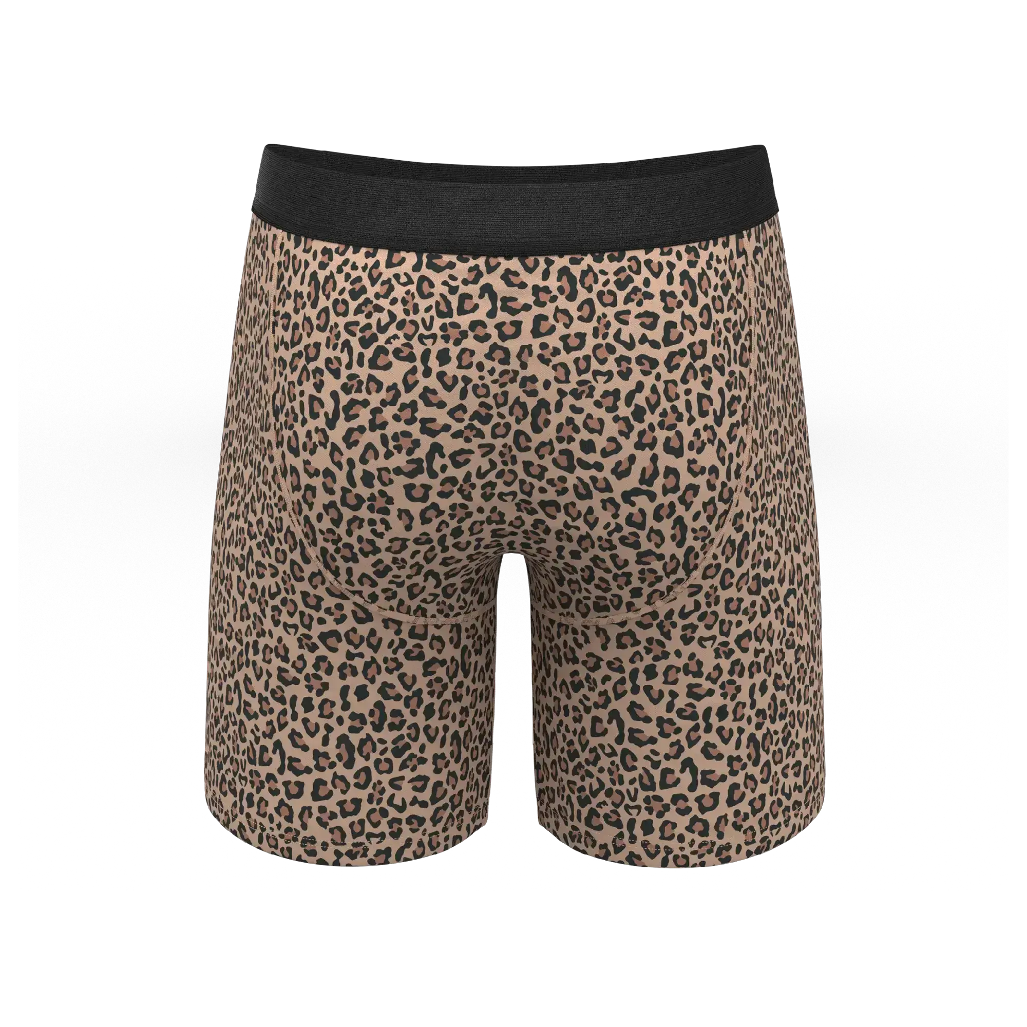 The Wild Cat | Leopard Print Long Leg Ball Hammock® Pouch Underwear With Fly - Shinesty - Flyclothing LLC
