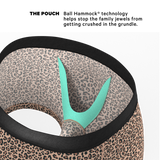 The Wild Cat | Leopard Print Ball Hammock® Pouch Trunks Underwear