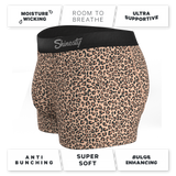 The Wild Cat | Leopard Print Ball Hammock® Pouch Trunks Underwear