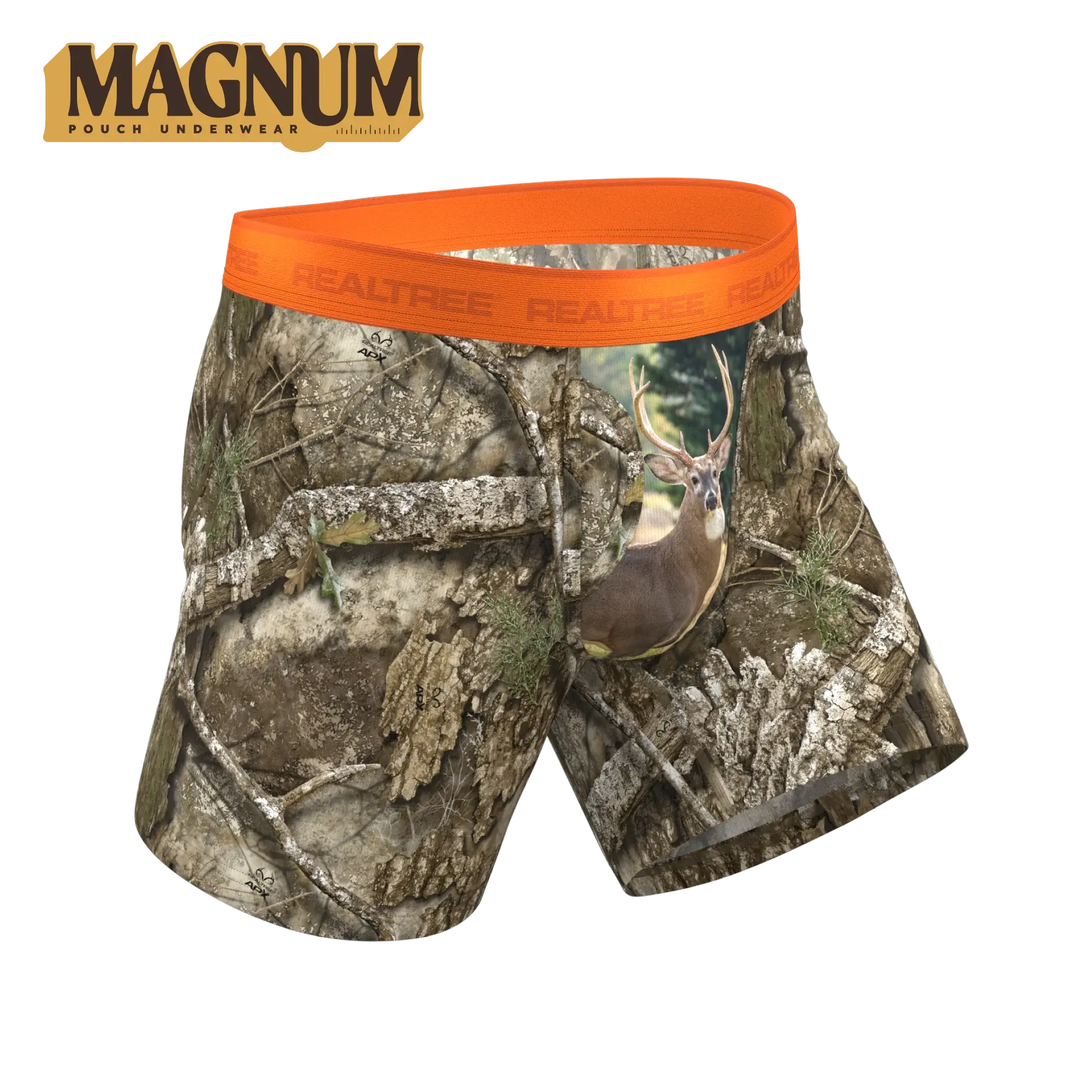 The Wild Game | Realtree x Shinesty Neon Orange Ball Hammock® Magnum Big Pouch Underwear - Shinesty - Flyclothing LLC