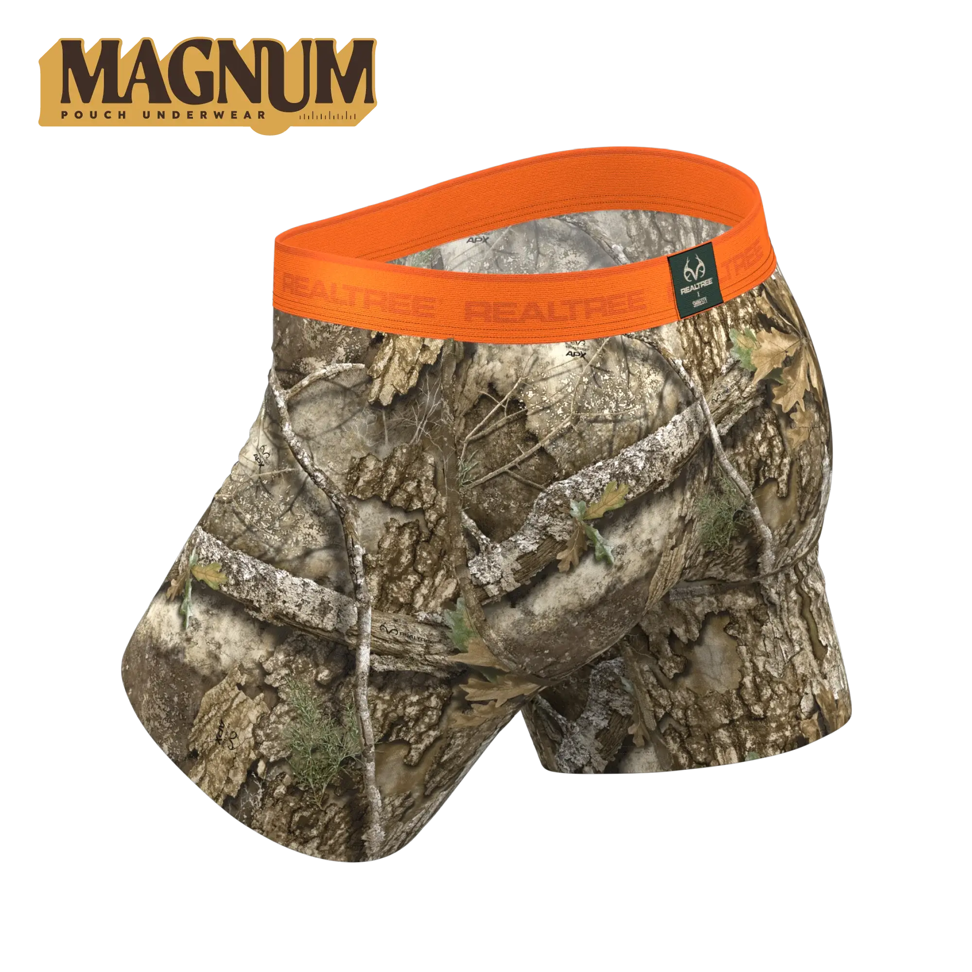The Wild Game | Realtree x Shinesty Neon Orange Ball Hammock® Magnum Big Pouch Underwear - Shinesty - Flyclothing LLC