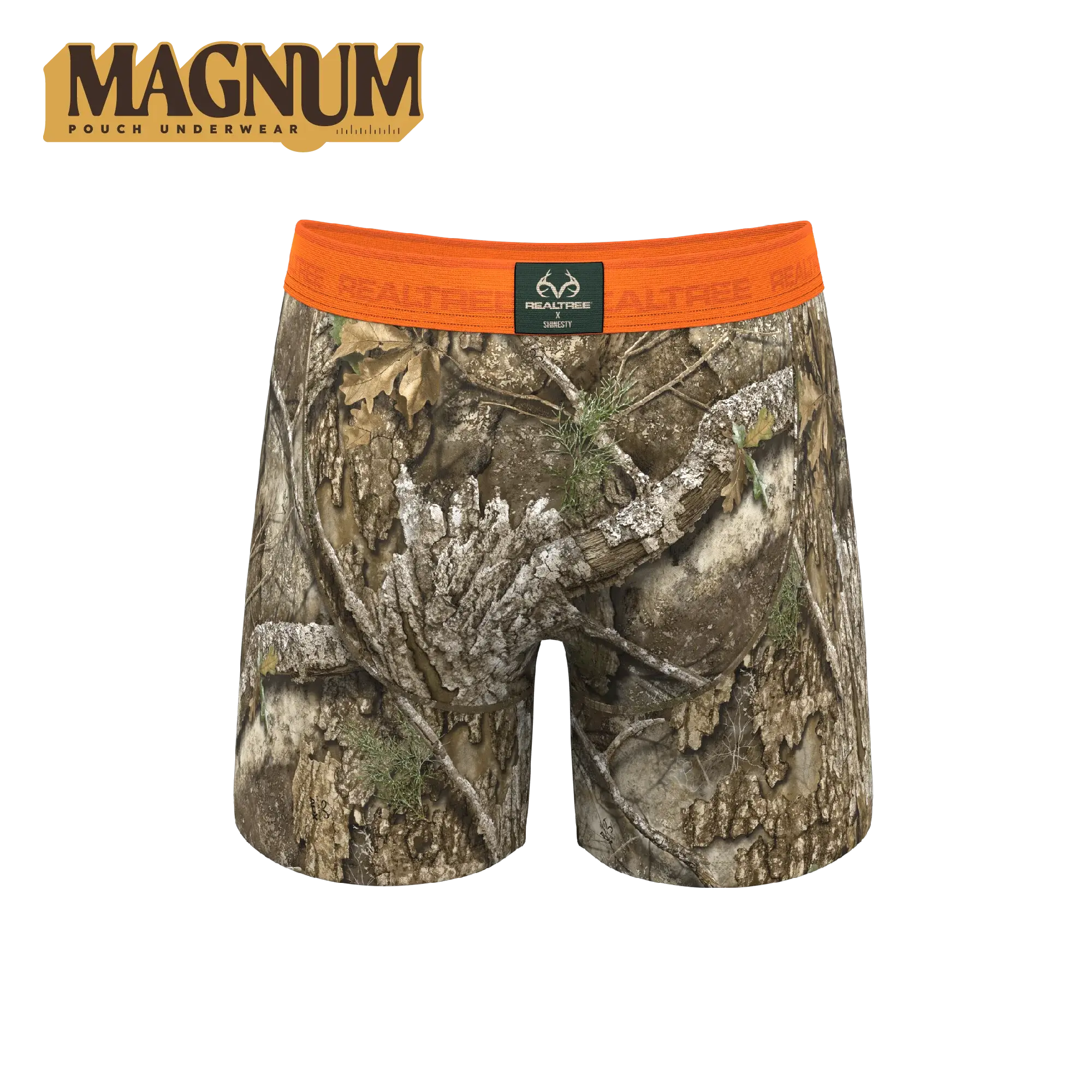 The Wild Game | Realtree x Shinesty Neon Orange Ball Hammock® Magnum Big Pouch Underwear - Shinesty - Flyclothing LLC