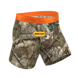 The Wild Game | Realtree x Shinesty Neon Orange Ball Hammock® Pouch Underwear With Fly