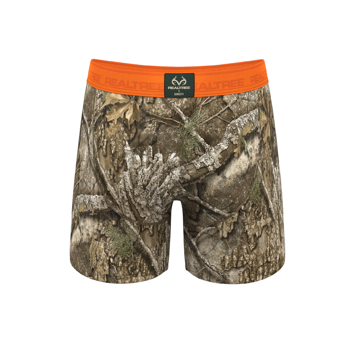 The Wild Game | Realtree x Shinesty Neon Orange Ball Hammock® Pouch Underwear With Fly
