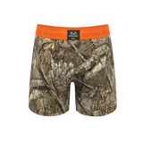 The Wild Game | Realtree x Shinesty Neon Orange Ball Hammock® Pouch Underwear With Fly