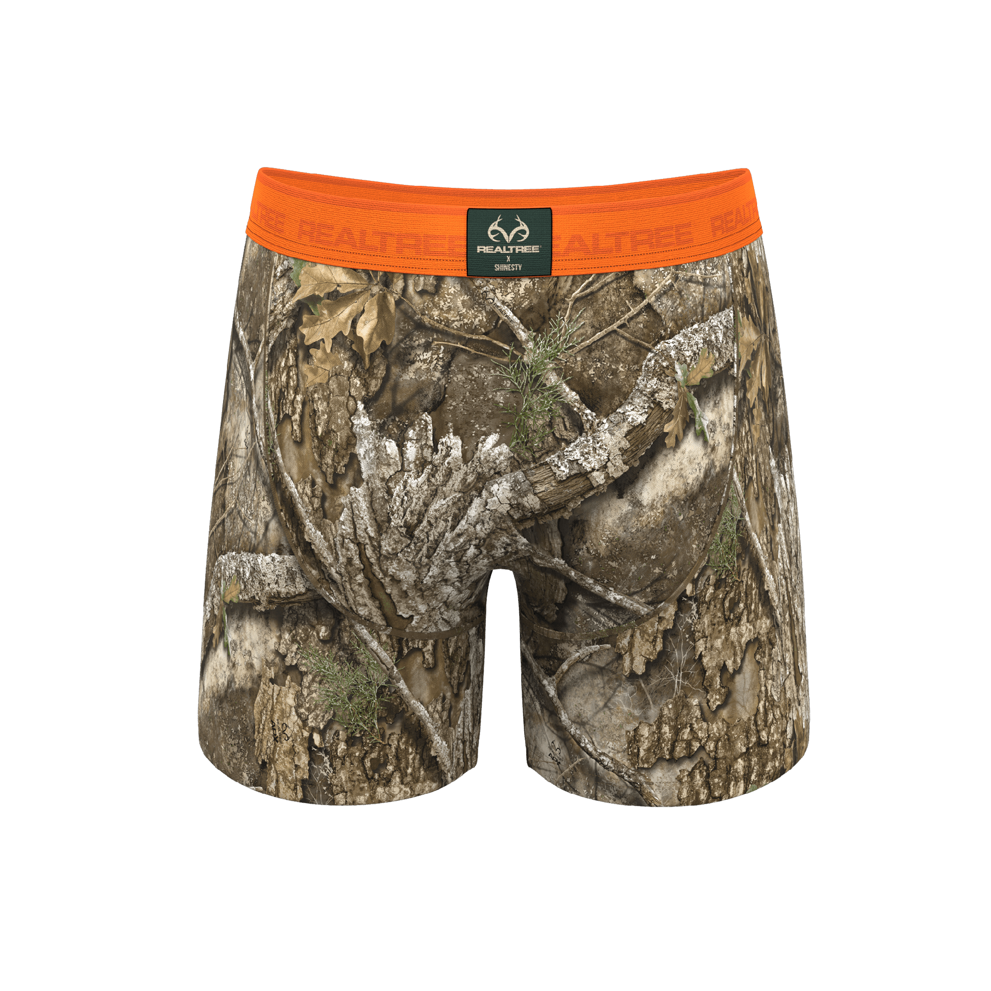 The Wild Game | Realtree x Shinesty Neon Orange Ball Hammock® Pouch Underwear With Fly