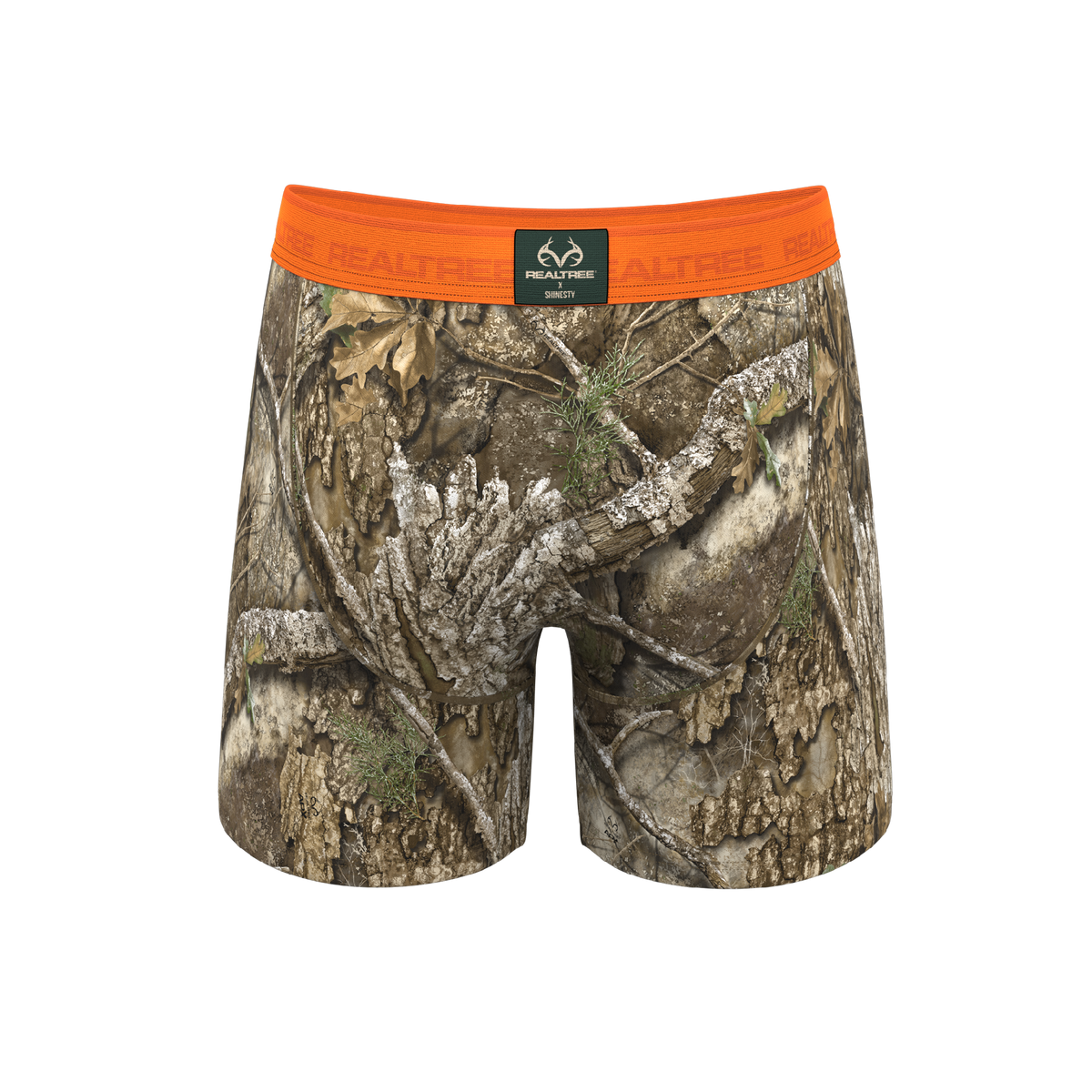 The Wild Game | Realtree x Shinesty Neon Orange Ball Hammock® Pouch Underwear With Fly