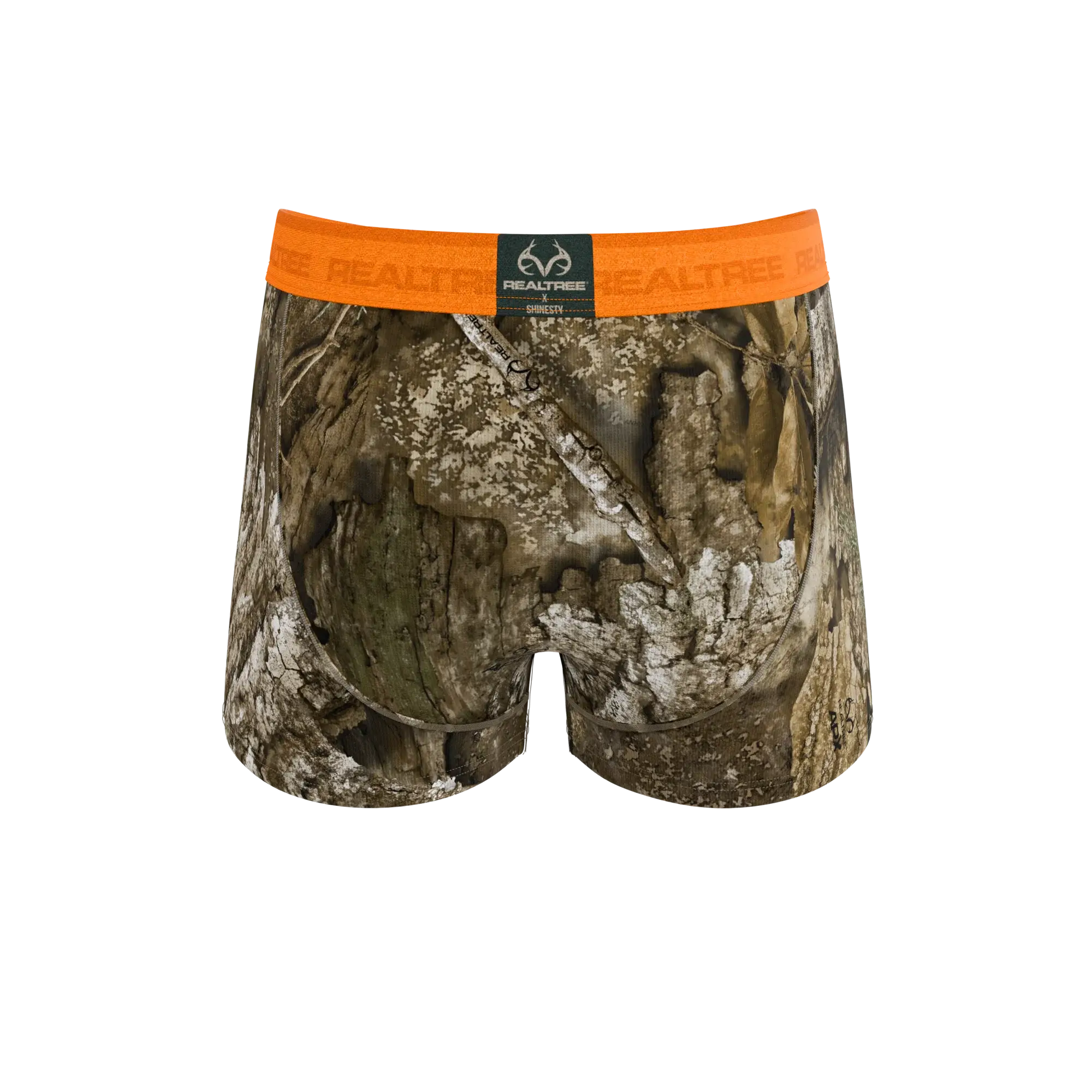 The Wild Game | Realtree x Shinesty Neon Orange Ball Hammock® Pouch Trunks Underwear - Shinesty - Flyclothing LLC