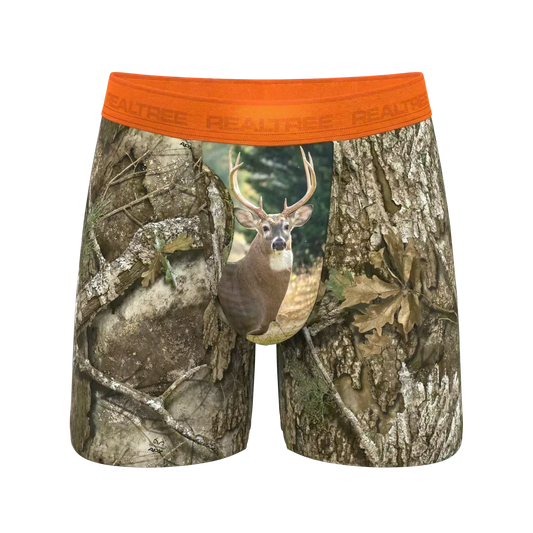 The Wild Game | Realtree x Shinesty Neon Orange Ball Hammock® Magnum Big Pouch Underwear - Shinesty - Flyclothing LLC