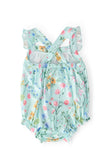 Wild Woods Ruffle Cross Back Romper - Mila & Rose ®