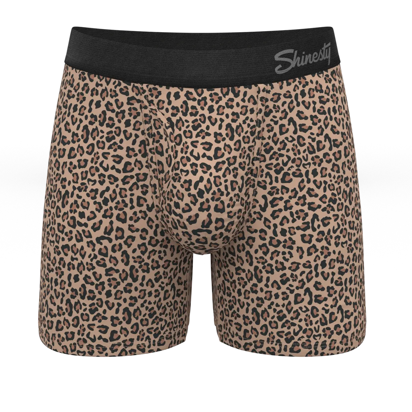 The Wild Cat | Leopard Print Ball Hammock® Pouch Underwear With Fly - Shinesty - Flyclothing LLC