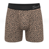 The Wild Cat | Leopard Print Ball Hammock® Pouch Underwear With Fly - Shinesty - Flyclothing LLC