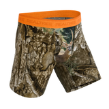 The Wild Game | Realtree x Shinesty Neon Orange Long Leg Ball Hammock® Pouch Underwear With Fly - Shinesty - Flyclothing LLC