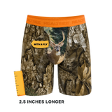 The Wild Game | Realtree x Shinesty Neon Orange Long Leg Ball Hammock® Pouch Underwear With Fly - Shinesty - Flyclothing LLC
