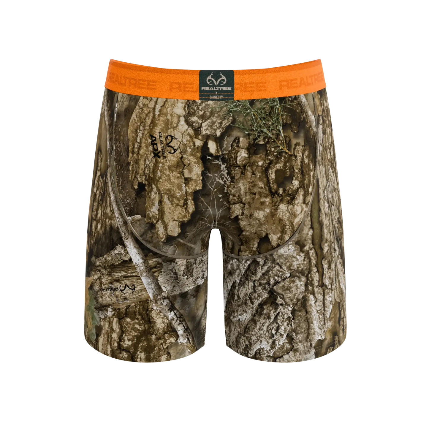 The Wild Game | Realtree x Shinesty Neon Orange Long Leg Ball Hammock® Pouch Underwear With Fly - Shinesty - Flyclothing LLC