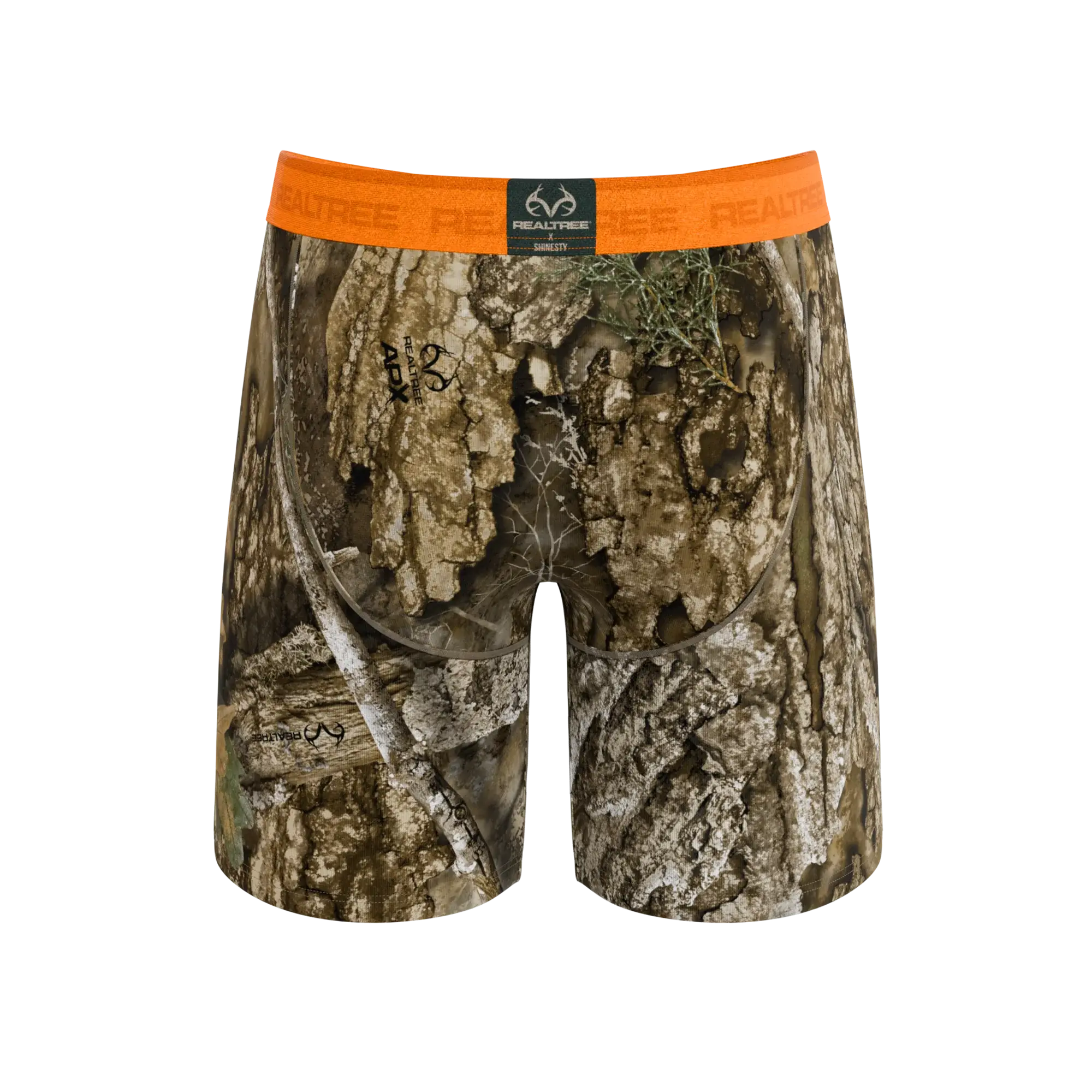 The Wild Game | Realtree x Shinesty Neon Orange Long Leg Ball Hammock® Pouch Underwear With Fly - Shinesty - Flyclothing LLC