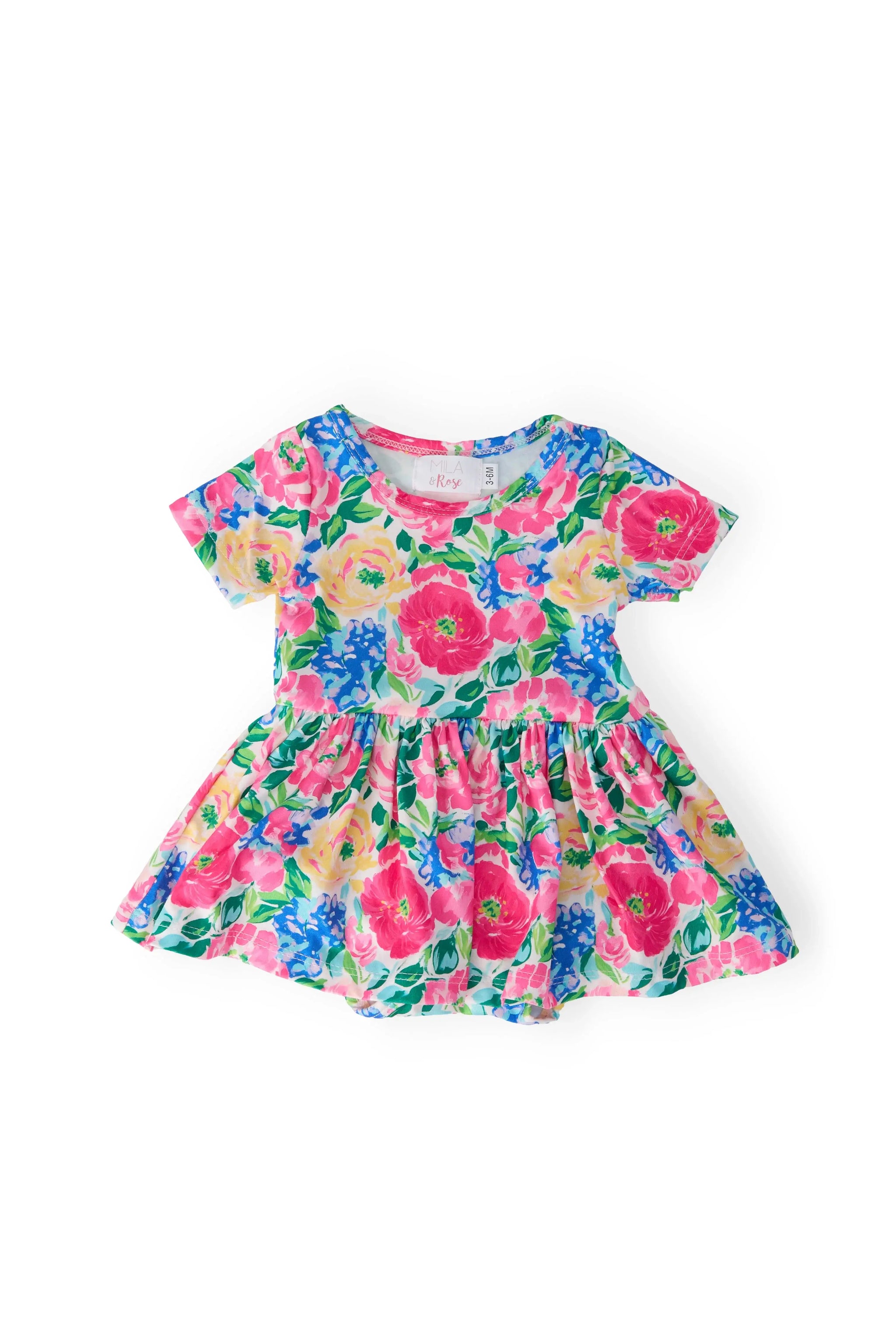 Wildflower Wishes S/S Twirl Bodysuit - Mila & Rose ® - Flyclothing LLC